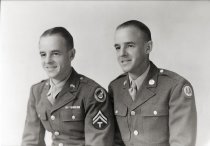 Upton and George Snider, 1945